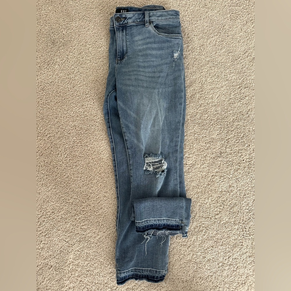 Kut from the Kloth Reese ankle straight jean size 12
